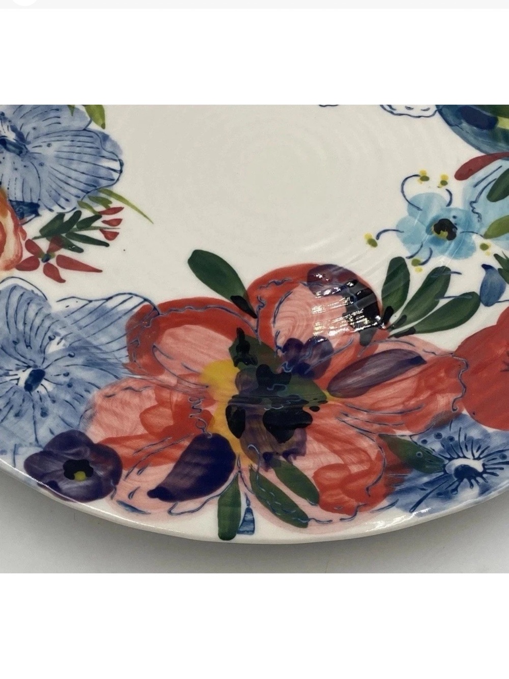 Anthro Sissinghurst Castle Estudio Flores Dinner Plate NEW - Picture 2 of 9